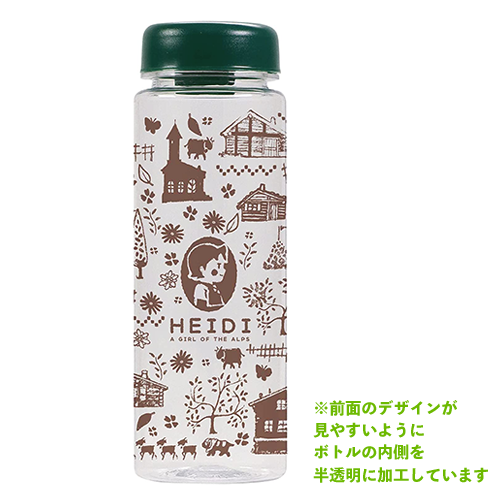 クリアボトル 500ml 版画柄 ハイジクラブ通販ショップ