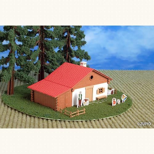 ハイジの家 (アルムの山小屋) 1/ 150スケール ペーパーキット ハイジの家 (アルムの山小屋) 1/ 150スケール ペーパーキット