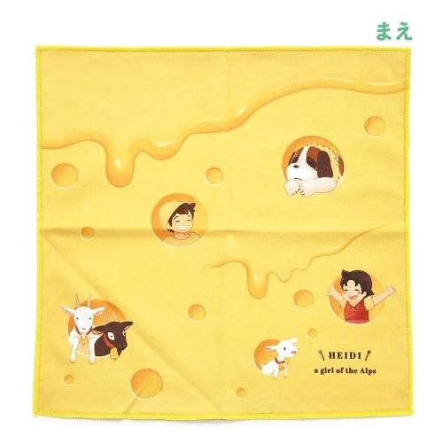 チーズ柄 マイクロファイバータオル チーズ柄 マイクロファイバータオル