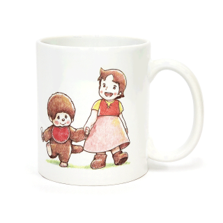 ［ハイジ × モンチッチ］マグカップ　おさんぽ
