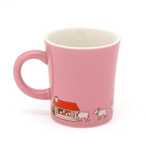 アルプスの少女ハイジ マグカップ ぽってりマグ まっててごらんとゆきちゃんセット ぽってりマグ アルプスの少女ハイジ マグカップ 三郷陶器 まって