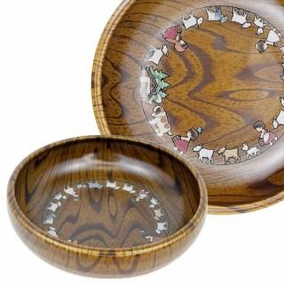 陶器食器セット　アルプスの少女ハイジ　小さなバイキングビッケ 陶器食器セット アルプスの少女ハイジ 小さなバイキングビッケ