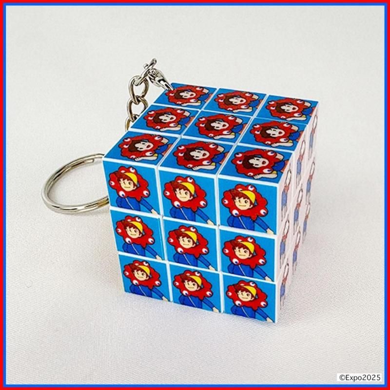 ミャクミャク アルプスの少女ハイジコラボ キューブパズル2種セット キューブパズルキーホルダー | ハイジ×ミャクミャク - アルプス