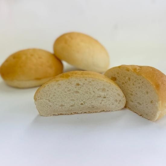 給食パン】丸パン（4個セット） - グルテンフリー米粉パン専門店