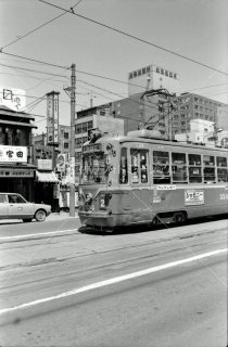 札幌市電 西四丁目-西八丁目間 1974年6月