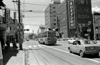 札幌市電 西八丁目-中央区役所間 1974年6月
