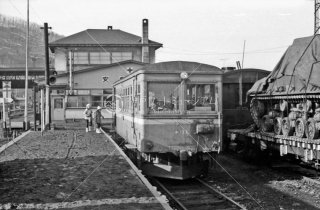 1968年3月 北海道拓殖鉄道　新得駅キハ１１２