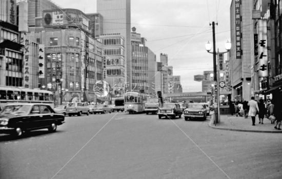 都電 11系統 数寄屋橋 銀座4丁目間 1967年11月 神戸フォトミュージアム 都電 11系統 数寄屋橋 銀座4丁目間 1967年11月 神戸フォトミュージアム