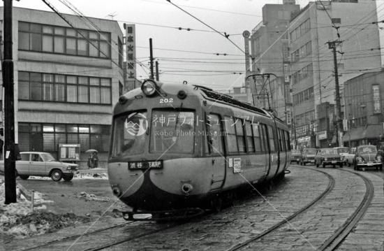 玉電 渋谷-上通 間 デハ200形 No.202 1968年2月 - 神戸フォト