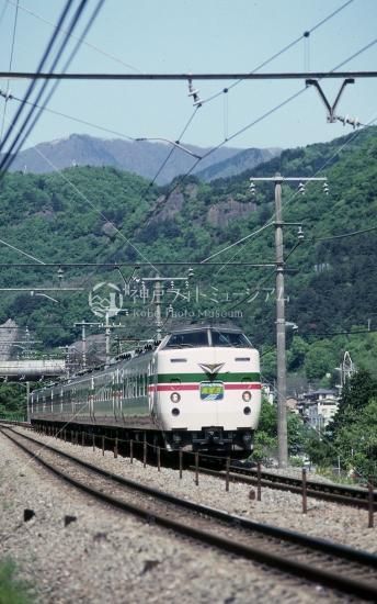 中央本線 猿橋~大月 183系 L特急あずさ 平成4 1992 - 神戸 中央本線 猿橋~大月 183系 L特急あずさ 平成4 1992 - 神戸