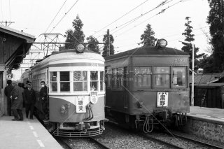 名鉄揖斐線 モ514＆ク2172 昭和43 1968