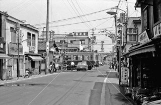 京阪電気鉄道 京阪石山駅付近 石山坂本線 1968年 5月