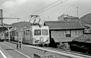 近江鉄道 米原駅モハ6 1981年3月