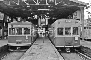 京福電鉄 嵐山線 四条大宮駅 1982年3月