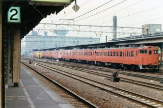 京都駅1番線　昭和53 1978.9