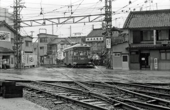 南海電鉄 大阪軌道線 住吉駅 天王寺駅前行き No.151 1975年8月