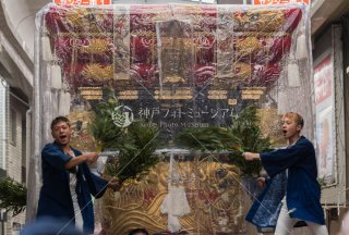 海神社秋祭 西垂水布団太鼓巡行 垂水センター街 平成30年