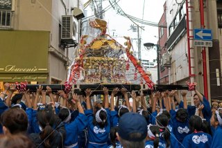 海神社秋祭 子供神輿 垂水センター街 平成30年