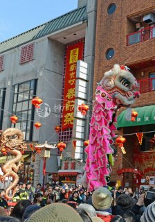 南京町 獅子舞 春節祭