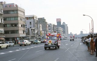 神戸祭り フラワーロド南望む 昭和46 1971