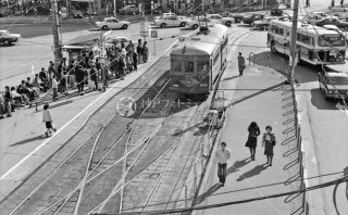 広島電鉄 市内線 広島駅前停留所 1975年11月