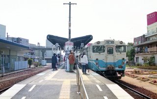 鳴門線 鳴門駅ホーム 平成6 1994