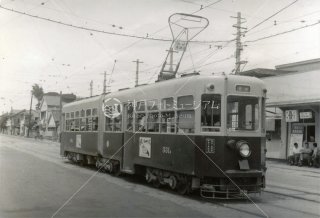 西鉄331 北方車庫 昭和39.7 1964