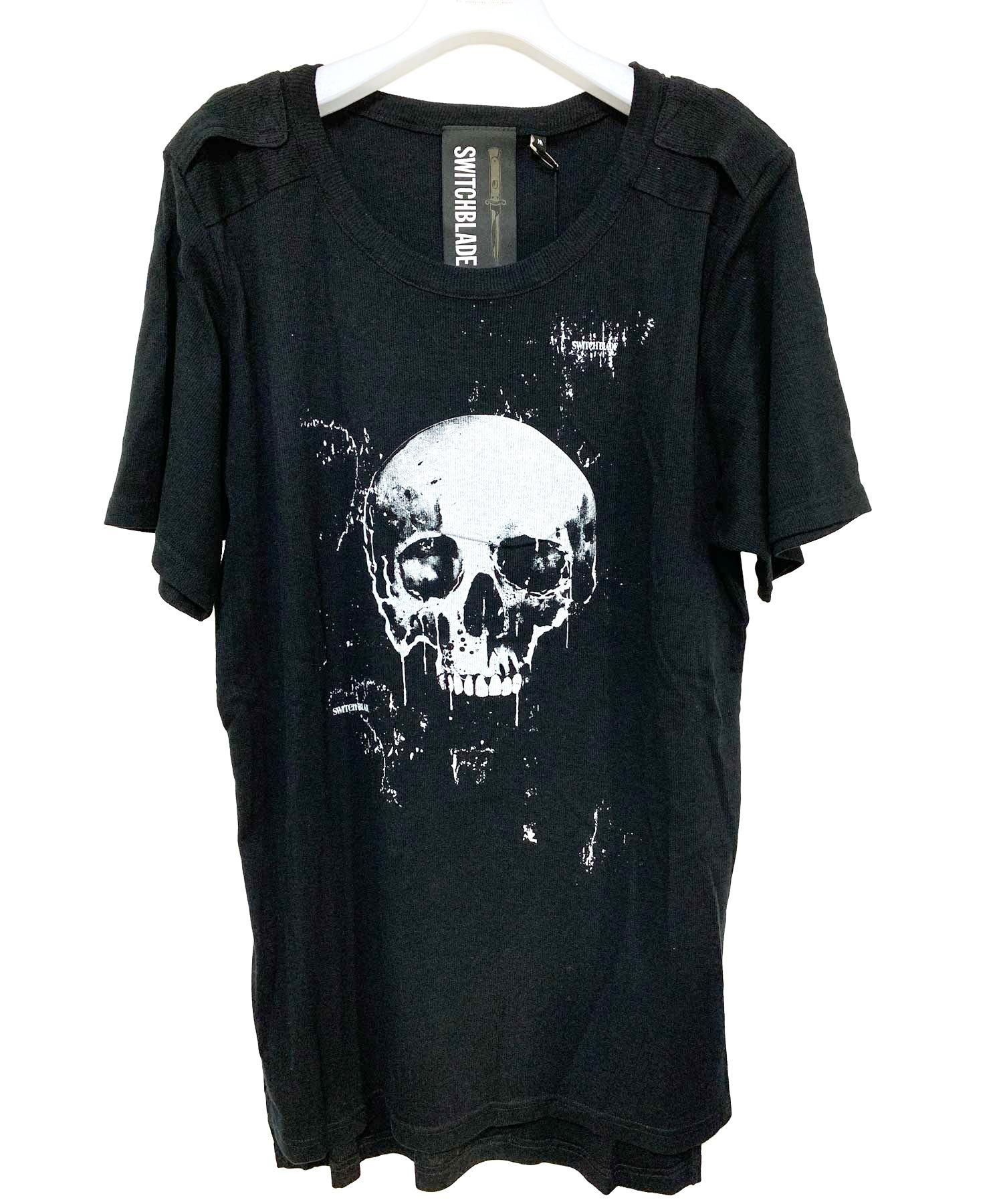 SWITCHBLADE（スイッチブレード）SKULL TEE【BLACK】