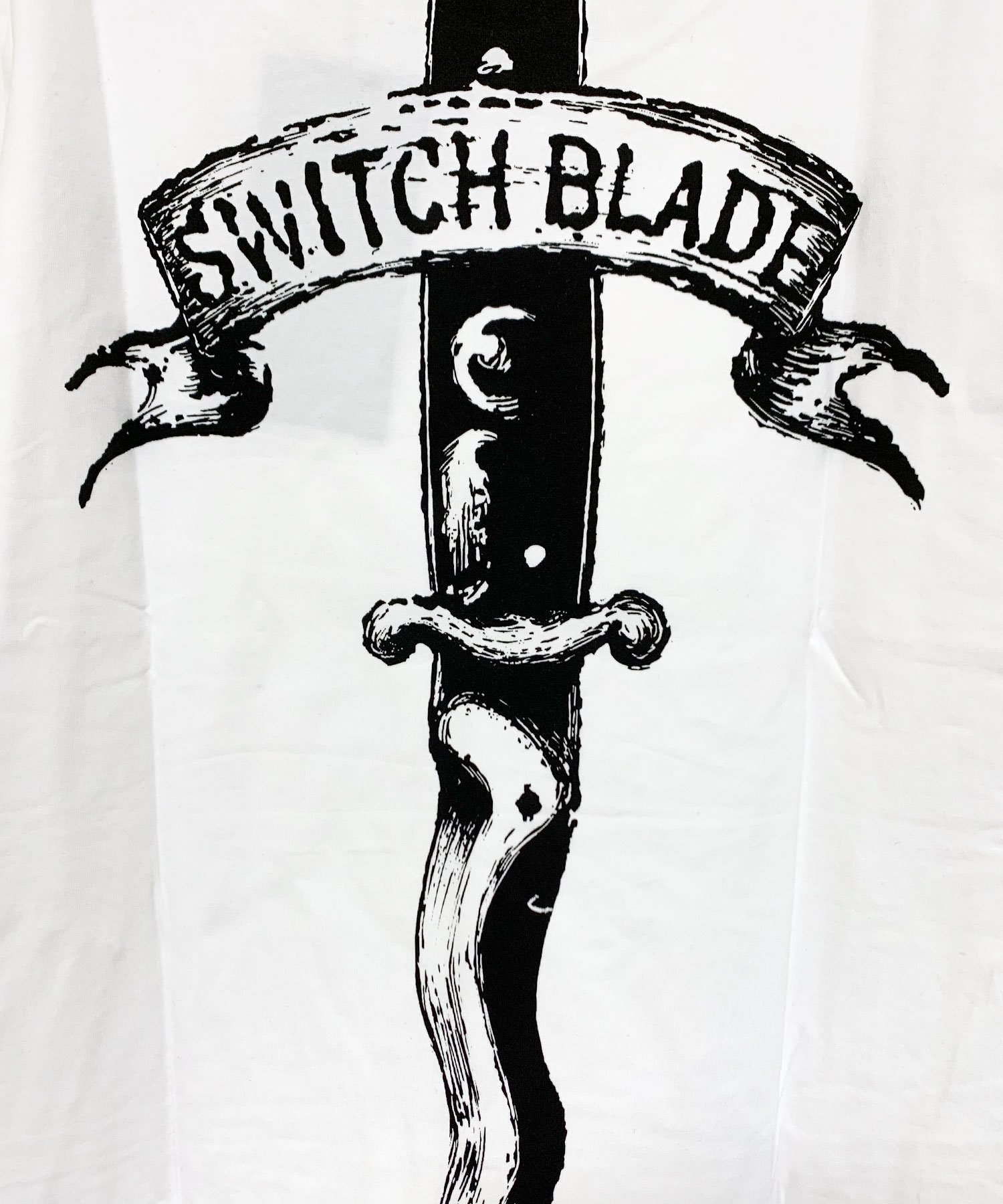 SWITCHBLADE（スイッチブレード）KNIFE ARCH LOGO TEE【WHITE】