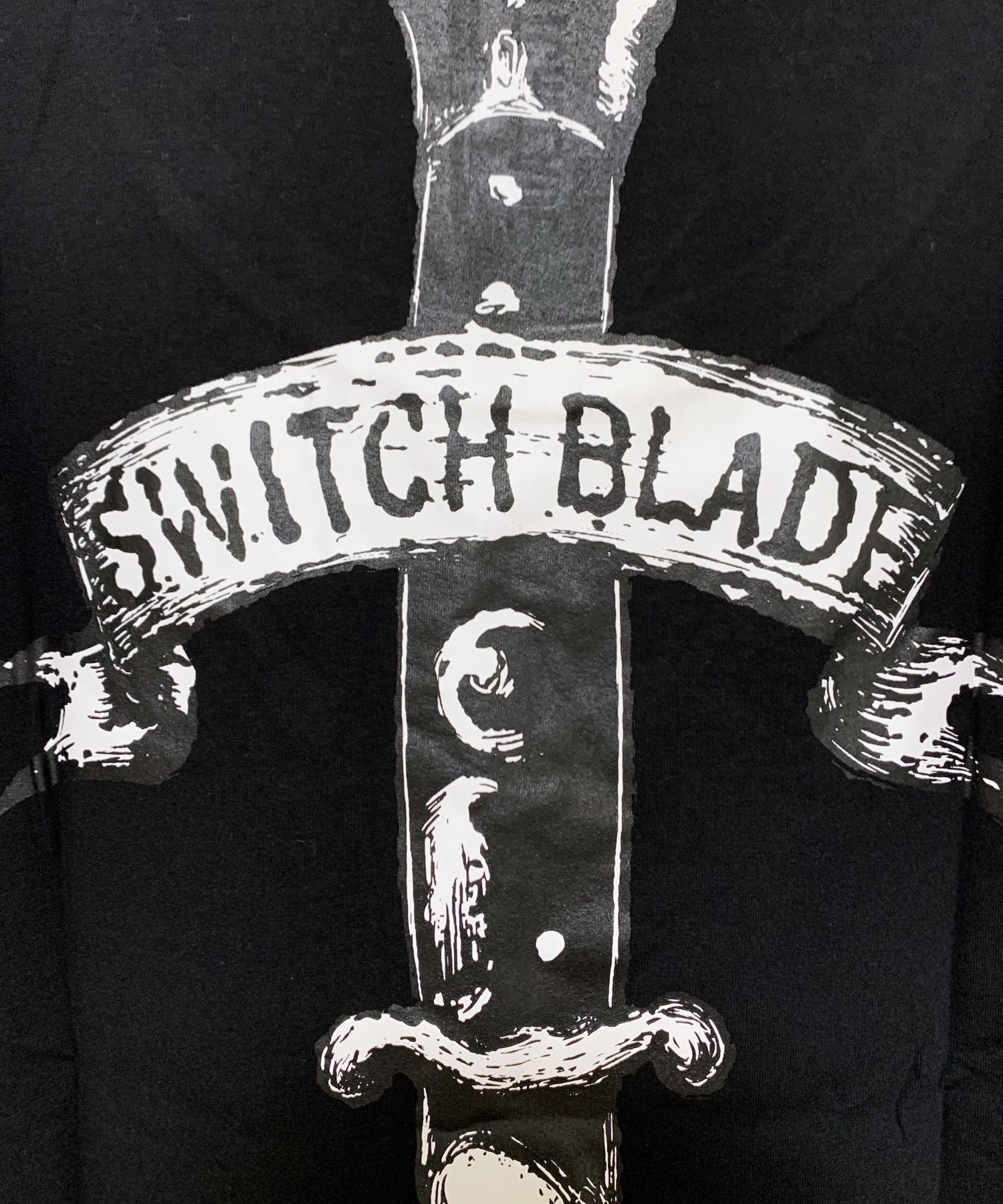 SWITCHBLADE（スイッチブレード）KNIFE ARCH LOGO TEE【BLACK】