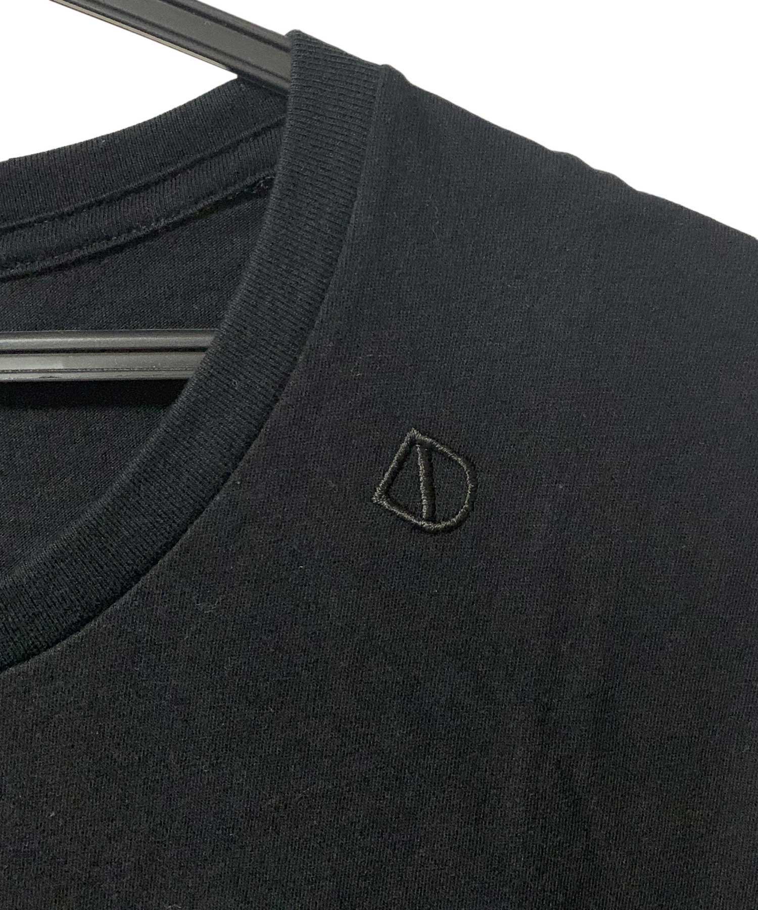 Bennu（ベンヌ）バック刺繍ルーズクルーネックTシャツ / ブラック