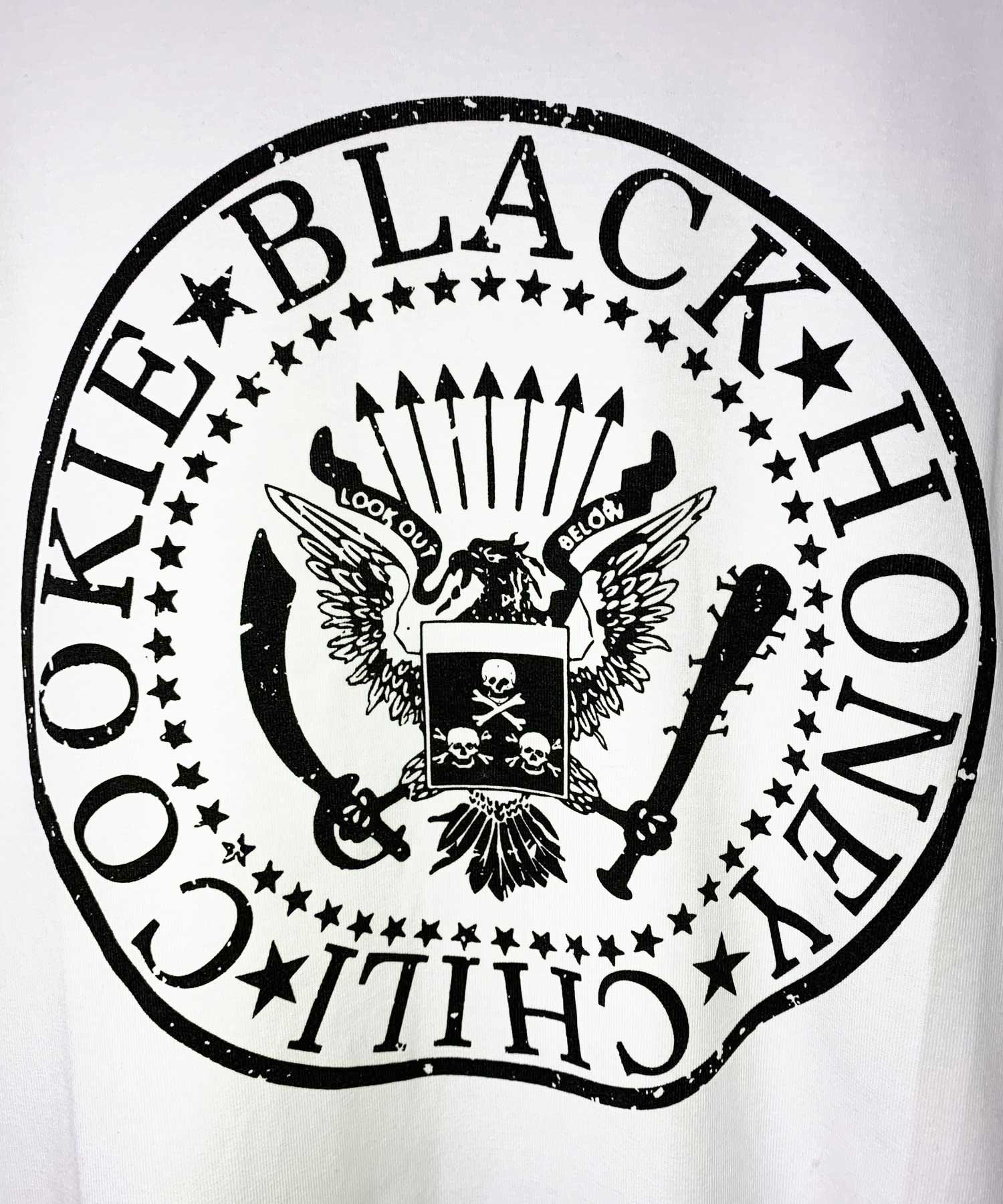 BLACK HONEY CHILI COOKIE（ブラックハニーチリクッキー）Great Seal Tee 【White】