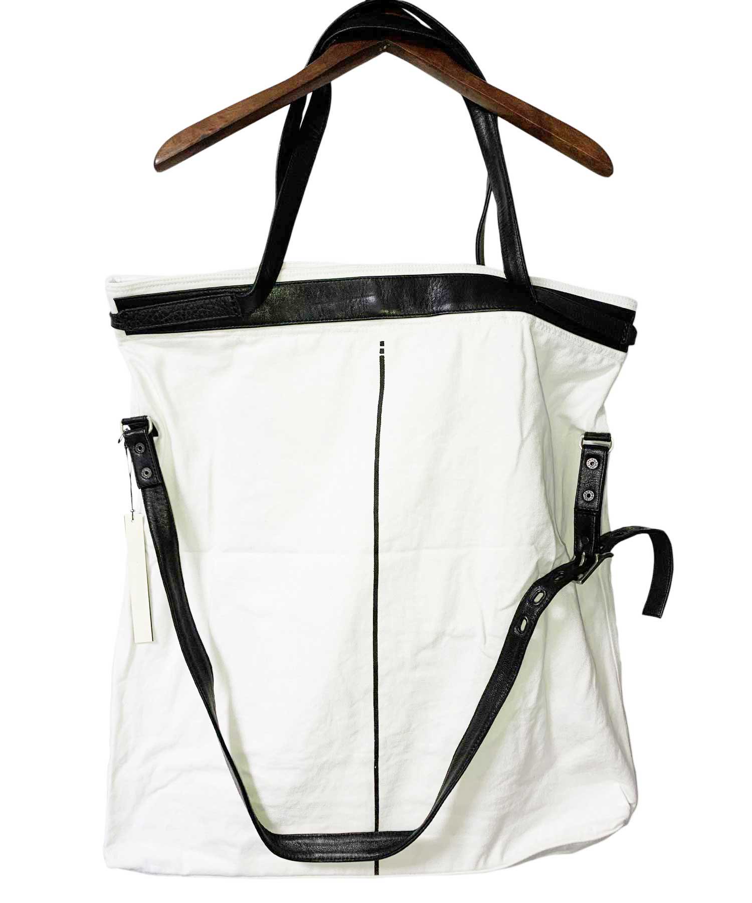 KMRii（ケムリ）Leather Combi 2way Tote/ Daydream【WHITE】
