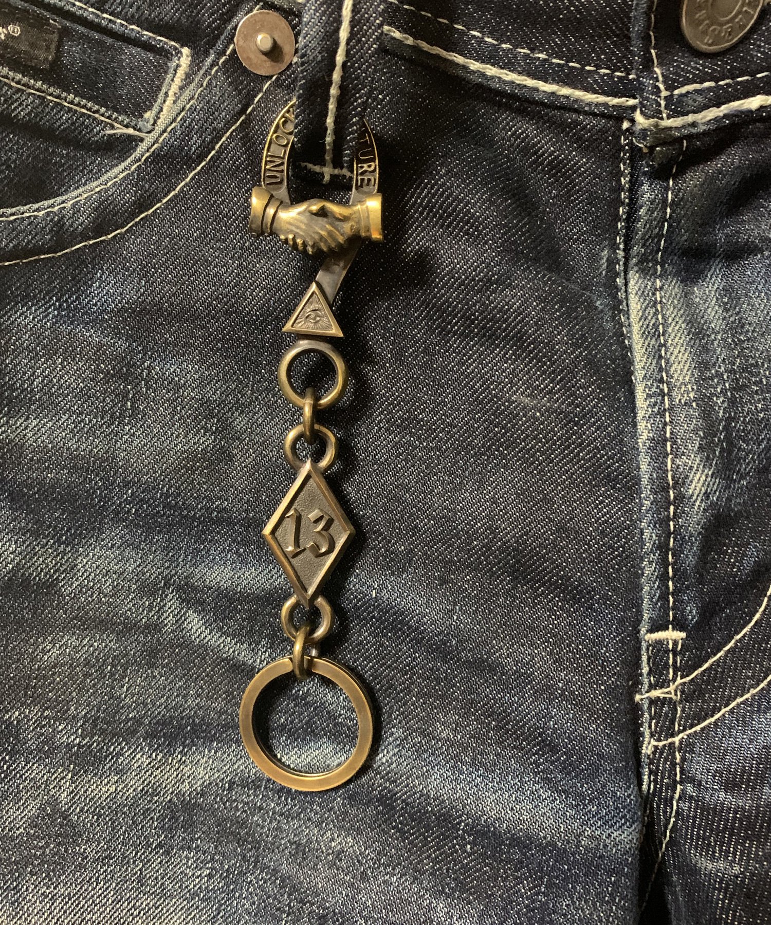 【受注生産】ROSH （ロッシュ）Shake Hands Key chain