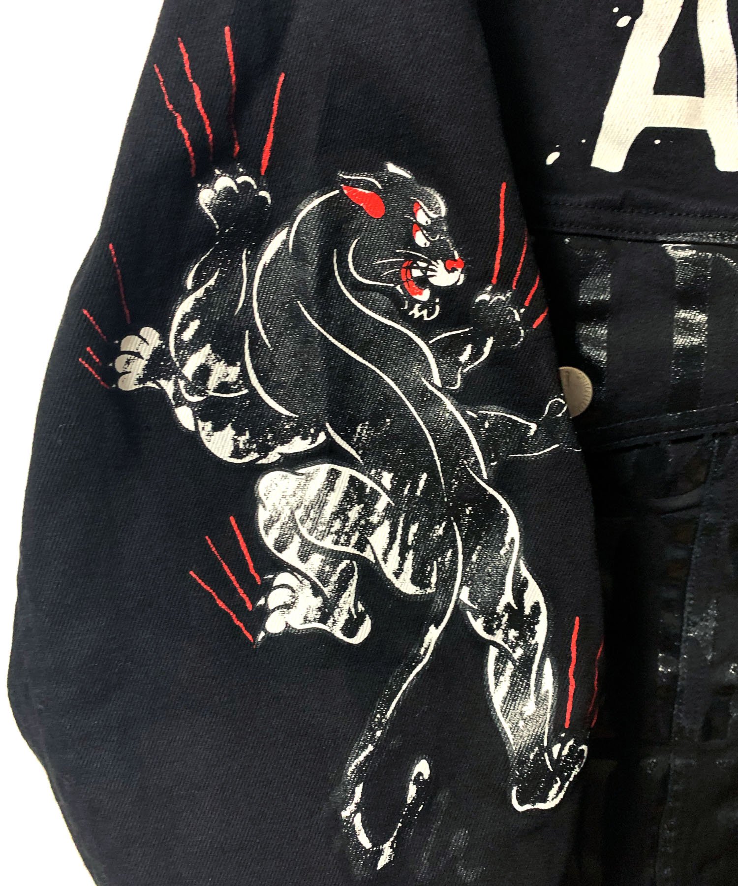 SWITCHBLADE （スイッチブレード）GRAPHIC PRINT DENIM JKT 【BLACK】