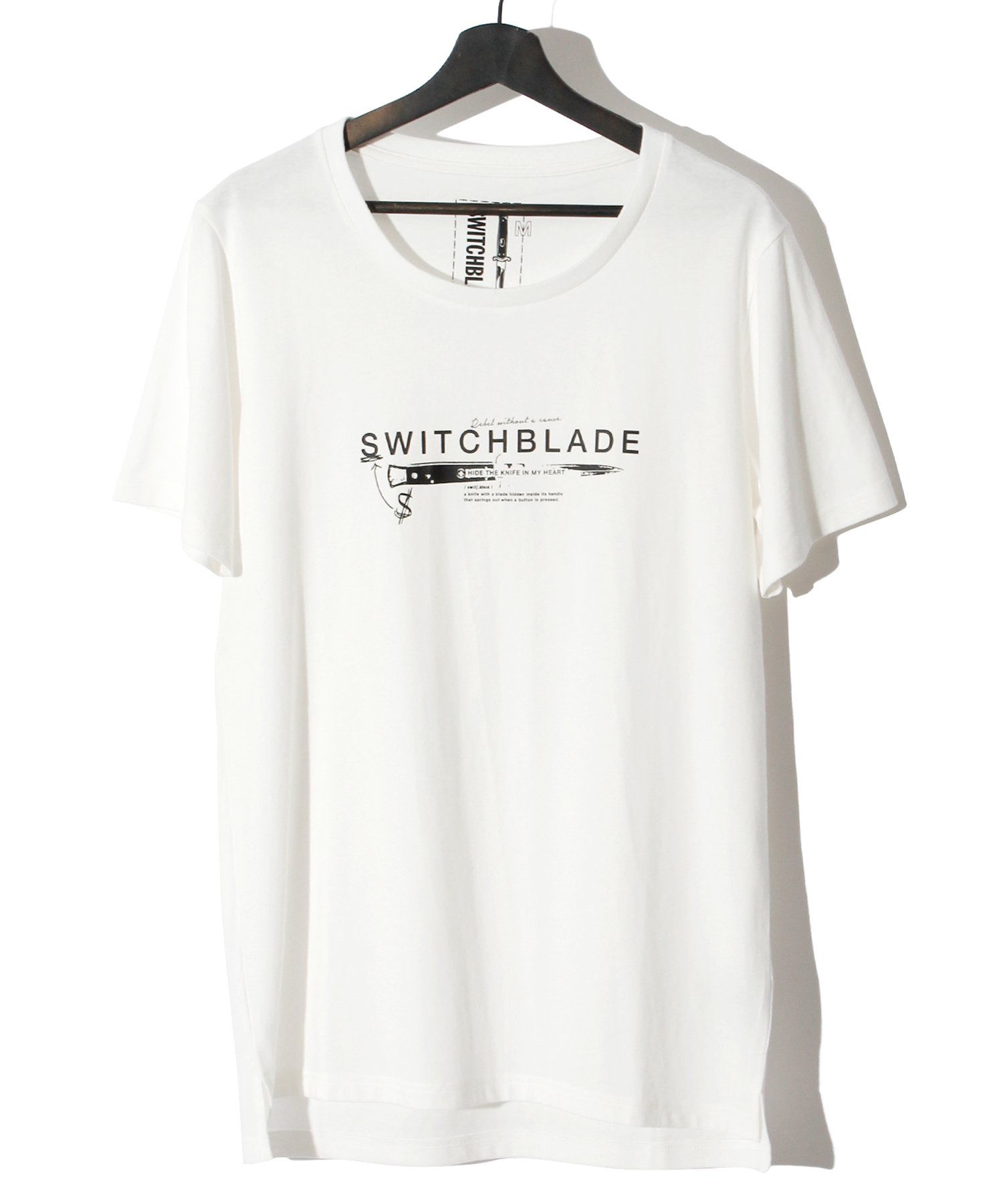 SWITCHBLADE （スイッチブレード） KNIFE&LOGO TEE 【WHITE】