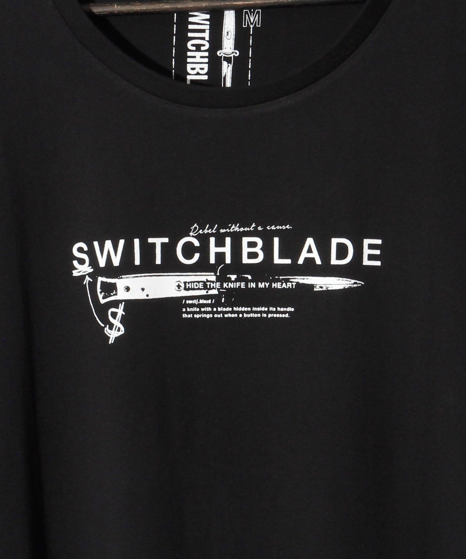 SWITCHBLADE （スイッチブレード） KNIFE&LOGO TEE 【BLACK】