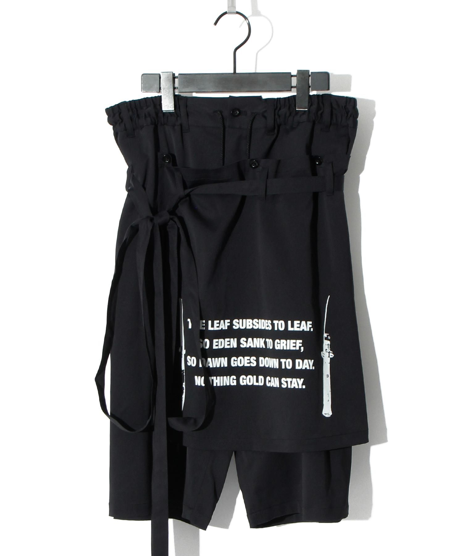 【予約商品】SWITCHBLADE (スイッチブレード) SARROUEL WIDE SHORT PT