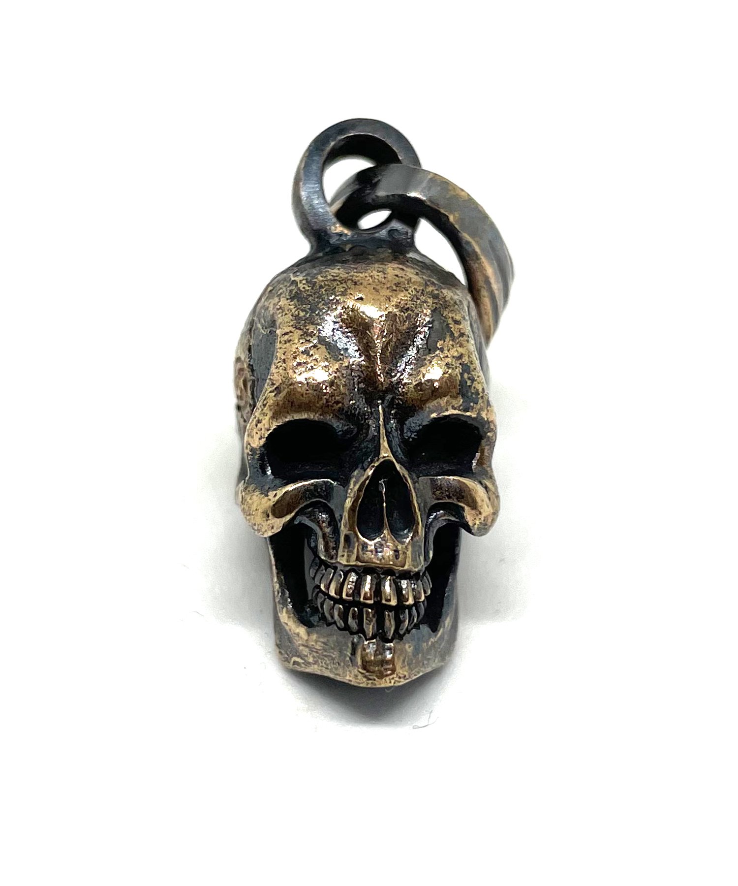 JUNK SMITH （ジャンクスミス）Funky Skull Head Pendant 【Copper alloy】