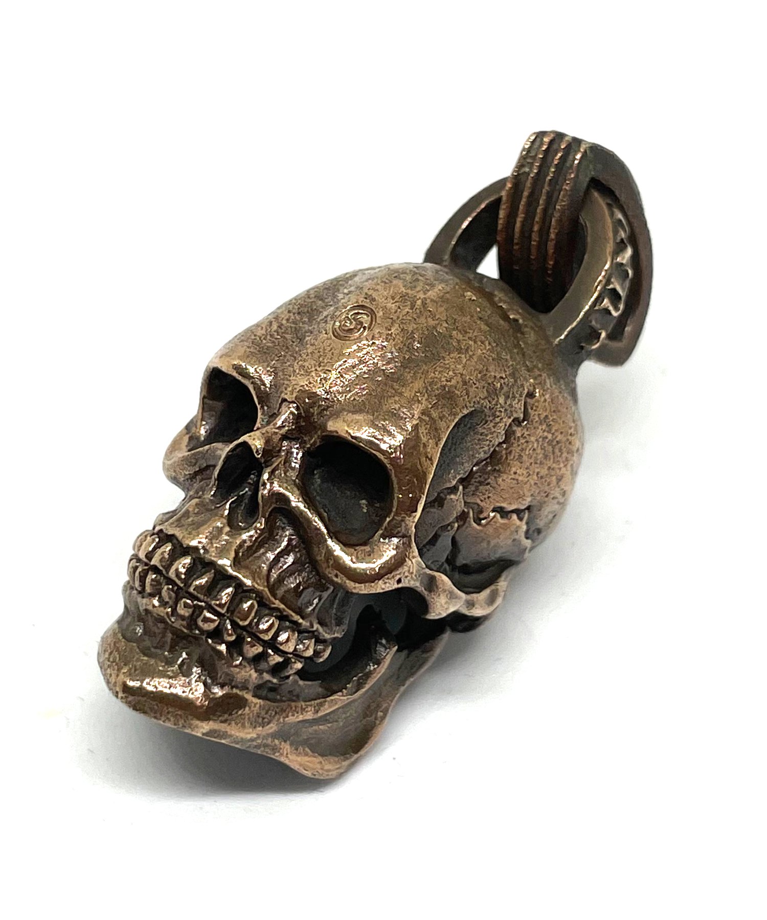 JUNK SMITH （ジャンクスミス）Good Luck Skull Head Pendant 【Copper alloy】