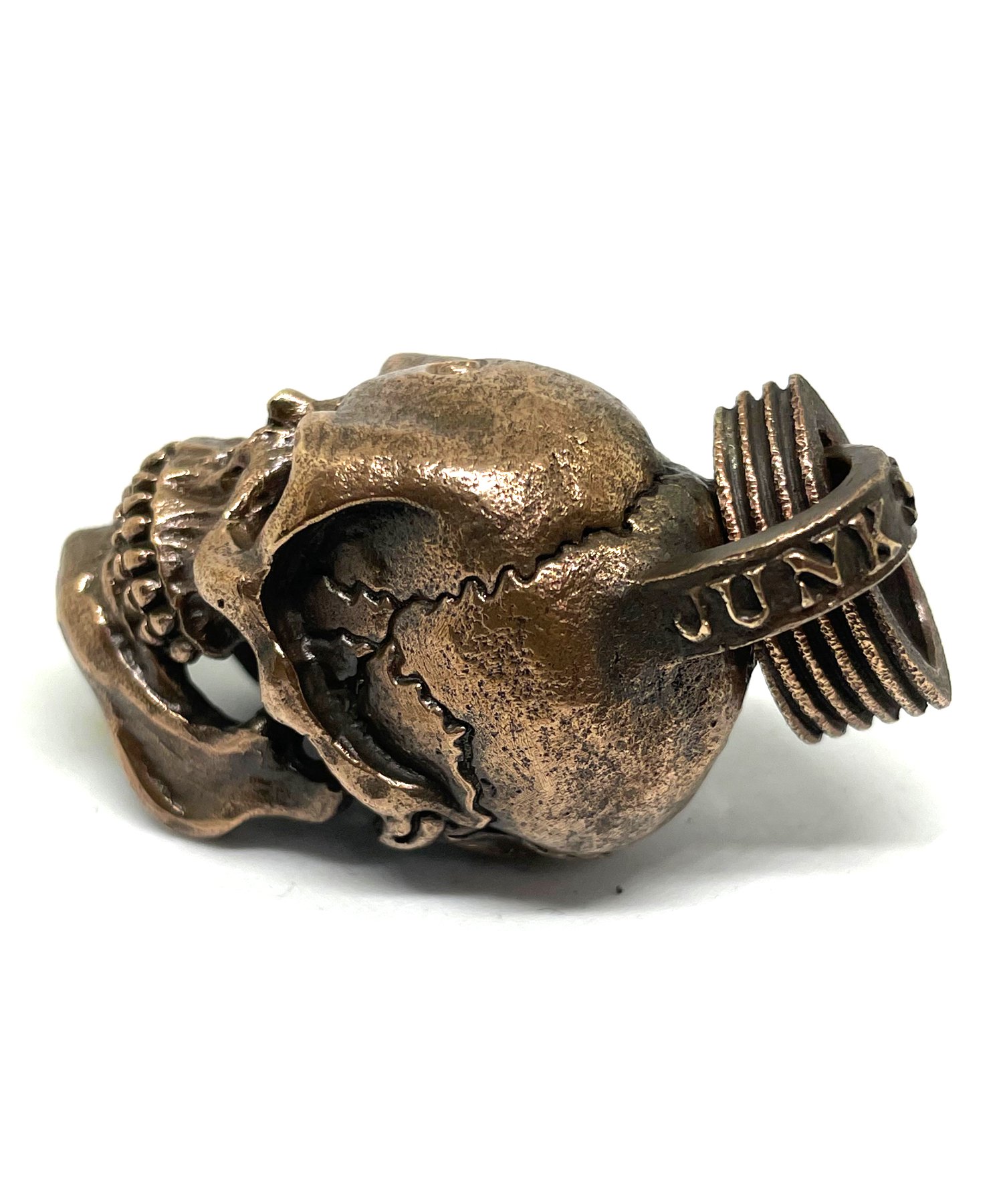 JUNK SMITH （ジャンクスミス）Good Luck Skull Head Pendant 【Copper alloy】