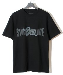 SWITCHBLADE （スイッチブレード） SNAKES AND CURVED LETTERS TEE【BLACK】