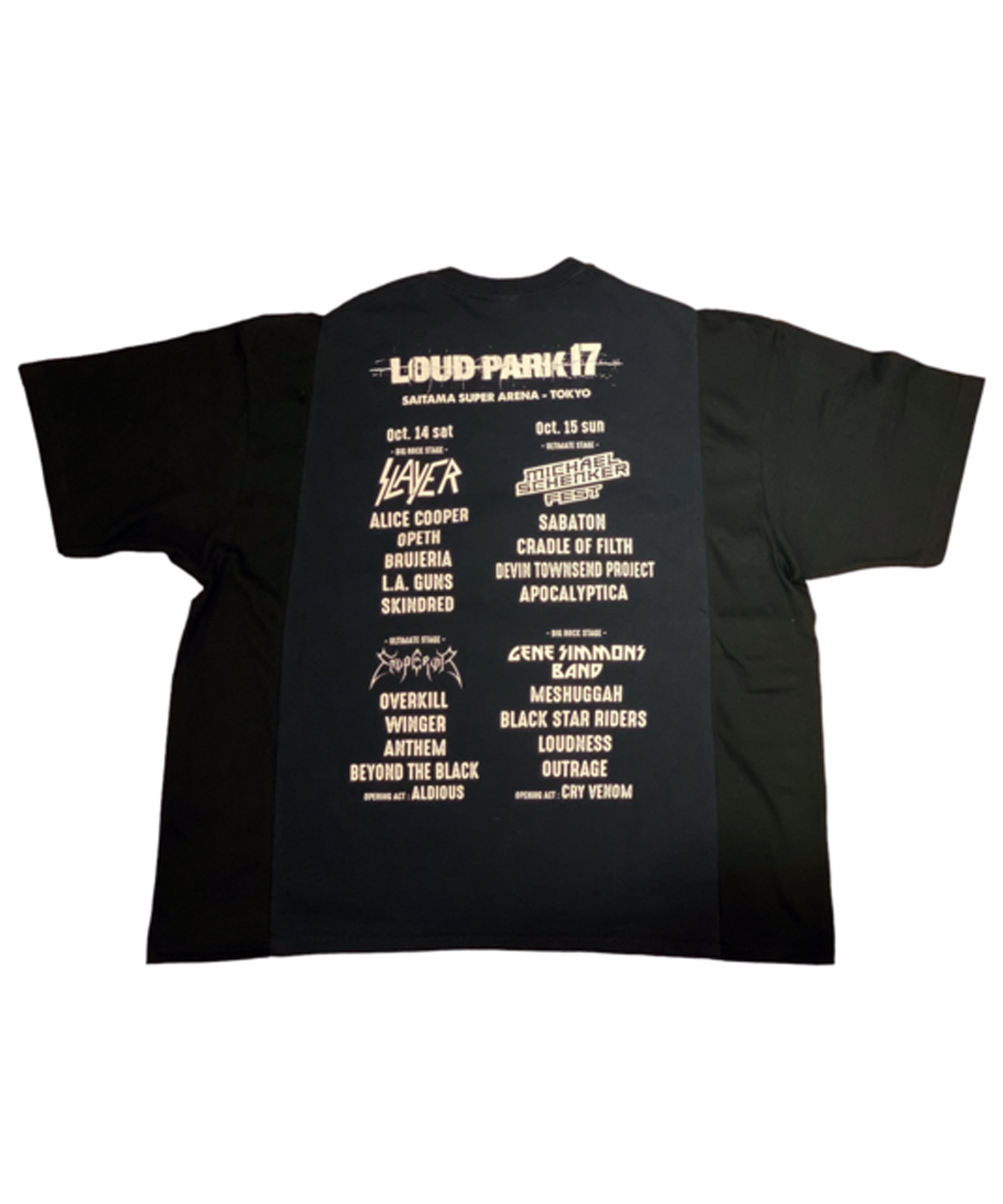 FRIGG-RE- （フリッグ） Docking t-shirts（ドッキング Tシャツ）LOUD PARK 2017