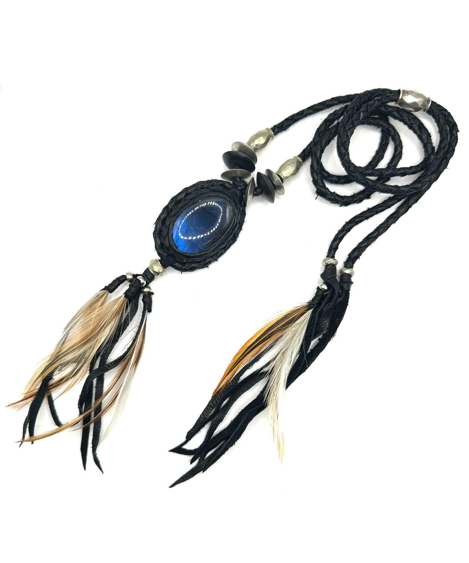 KMRii(ケムリ)TRAPNEST 復刻別注 Labradorite Necklace/ BS D