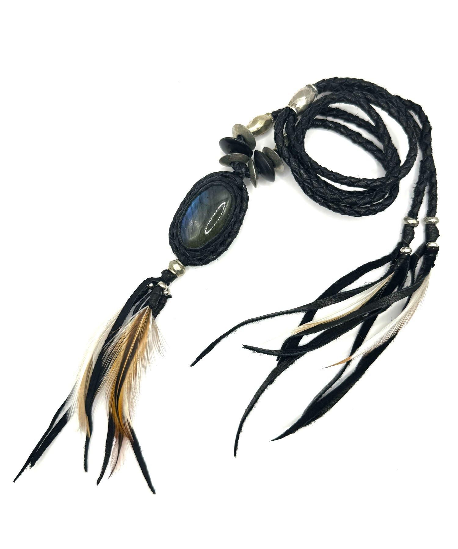 KMRii(ケムリ)TRAPNEST 復刻別注 Labradorite Necklace/ BS C