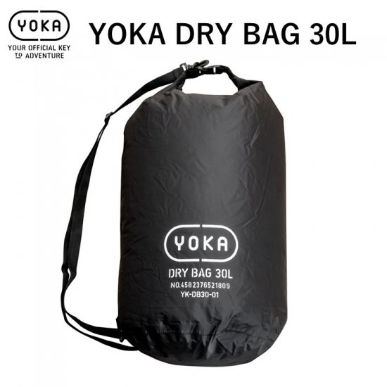 YOKA DRY BAG 30L ドライバッグ 30リットル ソロキャンプ アウトドア 防水バッグ ナイロン製な コンパクト サブバッグ