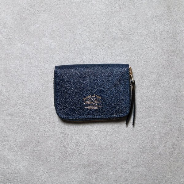 THE SUPERIOR LABOR/KUROZAN indigo zip small wallet