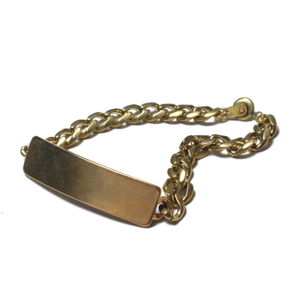THE SUPERIOR LABOR(シュペリオールレイバー)/Brass ID Chain Bracelet