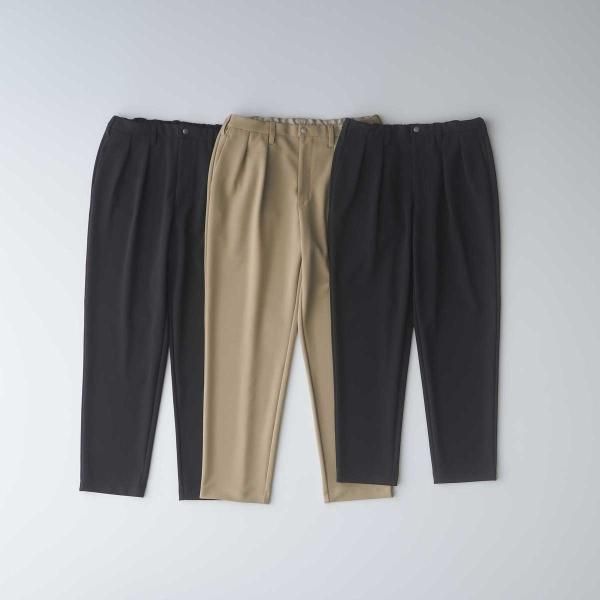 CURLY(カーリー)/KNIT GEORGETTE 2TUCK PANTS | ポリエステル CURLY(カーリー)/KNIT GEORGETTE 2TUCK PANTS | ポリエステル