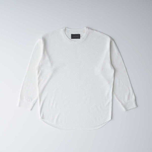 CURLY(꡼)/SILK COTTON HONEYCOMB L/S TEE